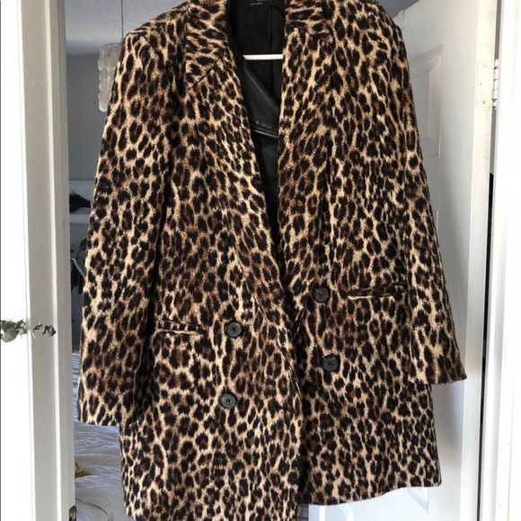 Zara Jackets & Blazers - Leopard coat